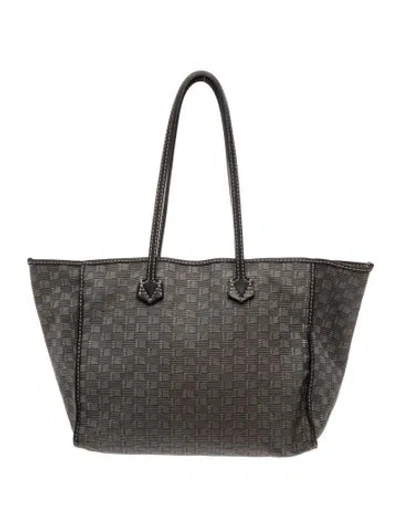 Pre-owned Moreau Canvas Tote In Gray