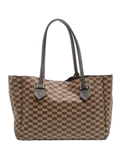 Pre-owned Moreau Canvas Tote In Neutrals