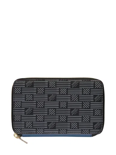 Moreau Continental Pm Zip-around Wallet In Black