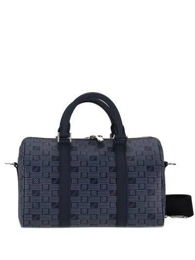 Moreau Geometric-pattern Top-handle Luggage In Blue
