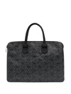 Moreau Granier Pm Leather Laptop Bag In Black