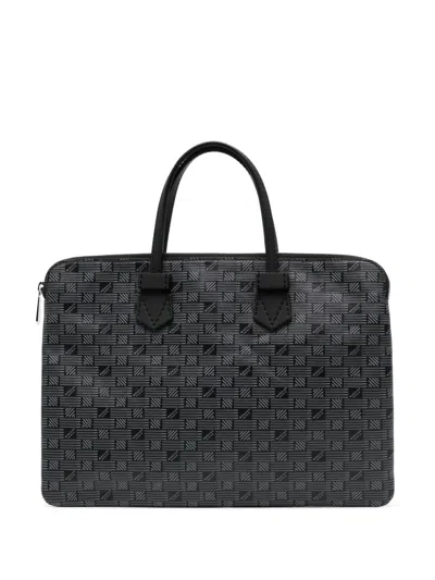Moreau Granier Pm Leather Laptop Bag In Black