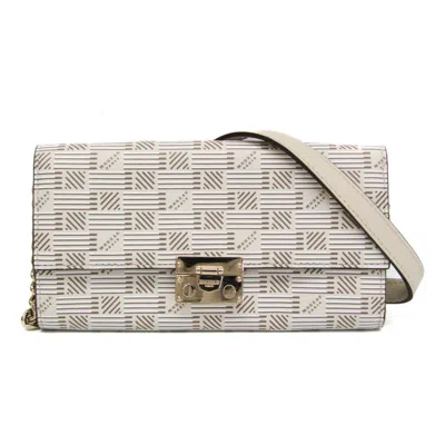 Pre-owned Moreau Leather Clutch Bag Shoulder Bag () In Beige