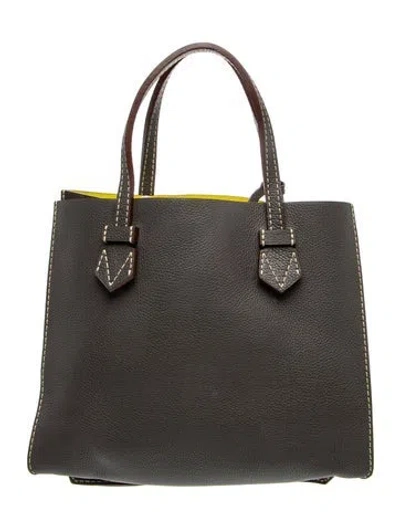 Pre-owned Moreau Leather Maison Brégançon Pm In Black