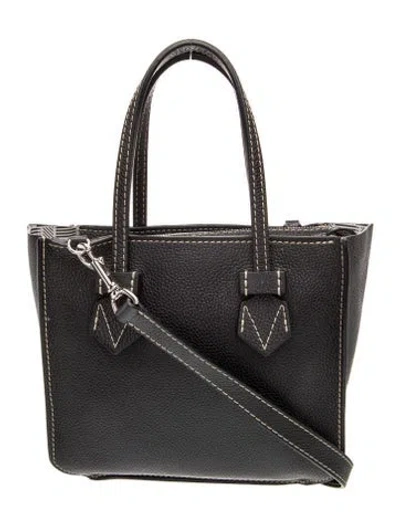 Pre-owned Moreau Leather Paris Bregancon Pm In Black