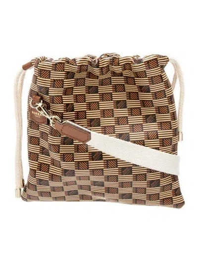 Pre-owned Moreau Leather Shoulder Bag In Brown