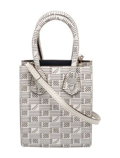 Pre-owned Moreau Leather Shoulder Bag W/ Tags In Neutral