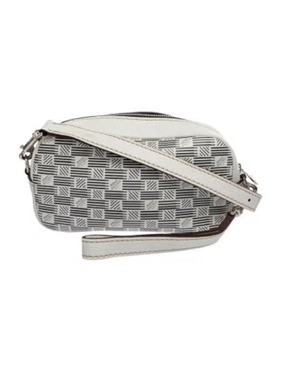 Pre-owned Moreau Leather Shoulder Bag In White