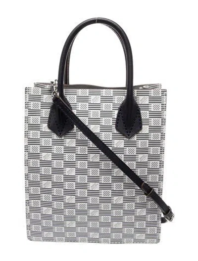 Pre-owned Moreau Leather Top Handle Bag In Blue