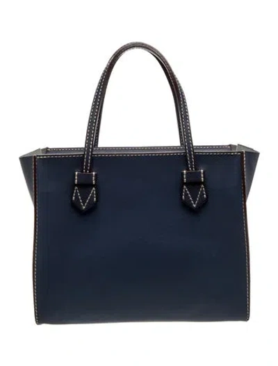 Pre-owned Moreau Leather Tote In Black