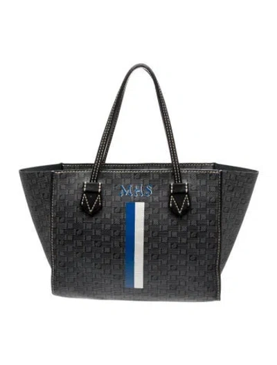 Pre-owned Moreau Leather Tote In Grey