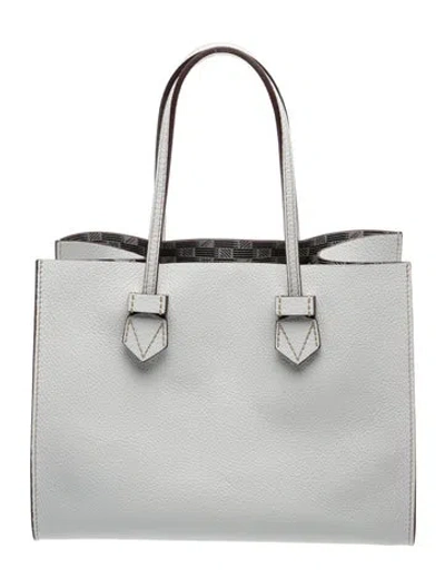 Pre-owned Moreau Leather Tote In White