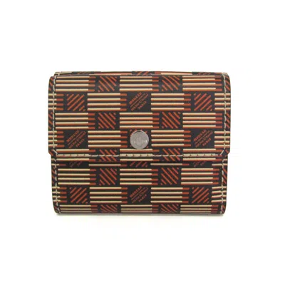 Pre-owned Moreau Leather Wallet (tri-fold) () In Multi