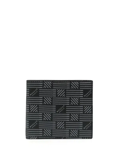 Moreau Portemonnaie Mit Logo-print In Black