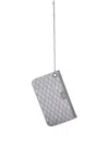 Moreau Logo-print Clutch Bag In Gray