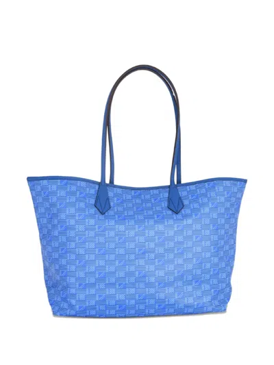 Moreau Medium Saint Tropez Patterned Tote Bag In Blue