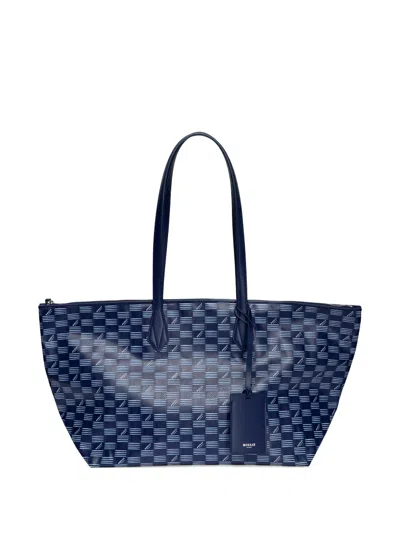 Moreau Medium Vogue Patterned Tote Bag In Blue