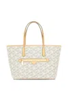 Moreau Monaco Monogram-pattern Tote Bag In White