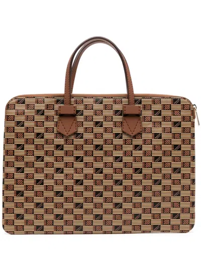 MOREAU MONOGRAM-PATTERN LAPTOP CASE