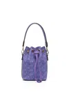 Moreau Monogram-print Bucket Bag In Violett