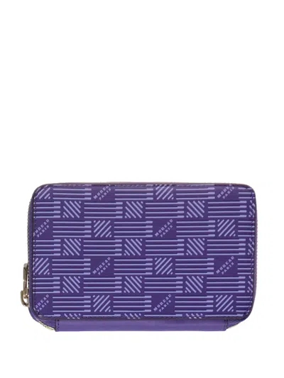 Moreau Monogram Wallet In 紫色