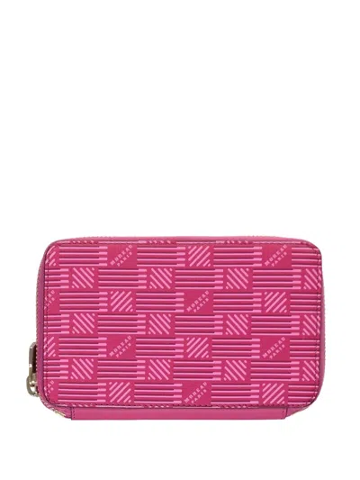 Moreau Origami-logo Wallet In Pink