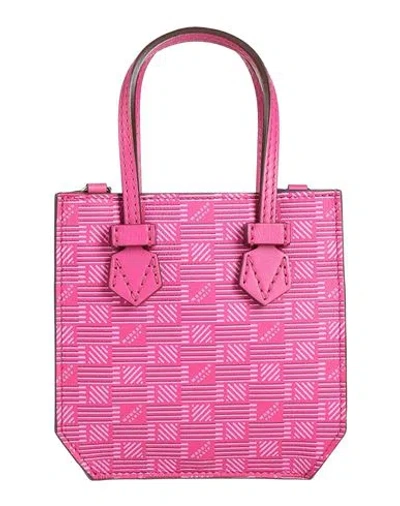 Moreau Paris Bregancon Woman Handbag Fuchsia Size - Calfskin In Pink