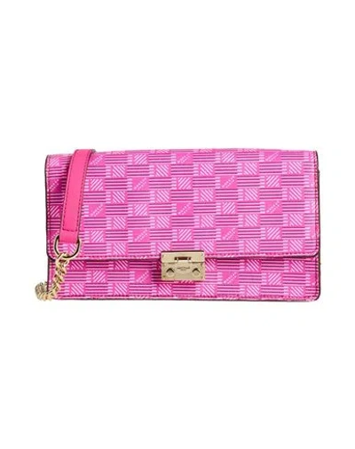Moreau Paris Gigi Woman Cross-body Bag Fuchsia Size - Leather In Pink