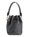 Moreau Paris La Pon Woman Handbag Charcoal Size - Calfskin In Gray