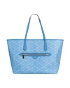 Moreau Paris Monaco Tote Woman Handbag Blue Size - Leather In Blue