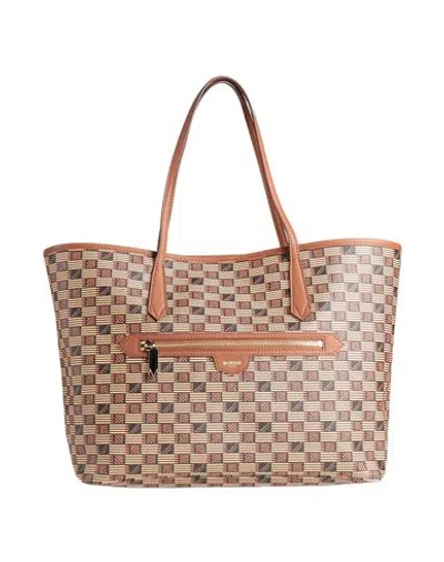Moreau Paris Monaco Tote Woman Handbag Brown Size - Leather In Brown