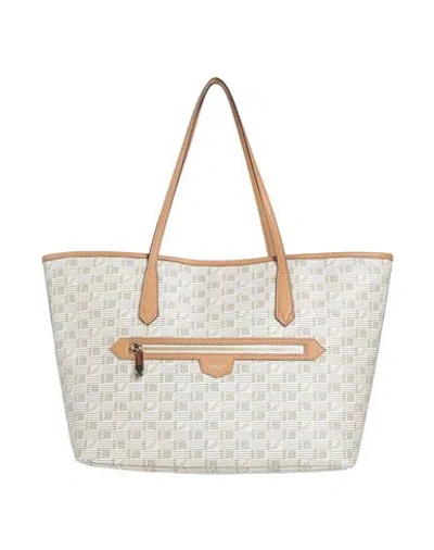 Moreau Paris Monaco Tote Woman Handbag Cream Size - Leather In White