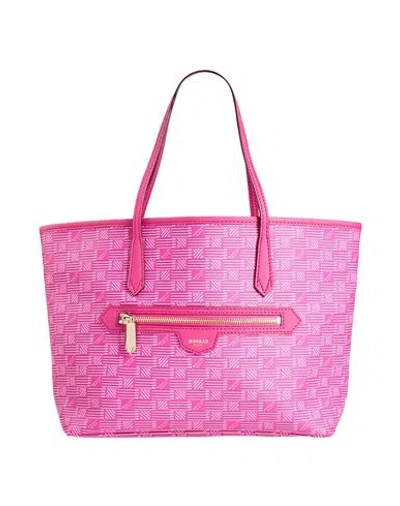 Moreau Paris Monaco Tote Woman Handbag Fuchsia Size - Textile Fibers In Pink