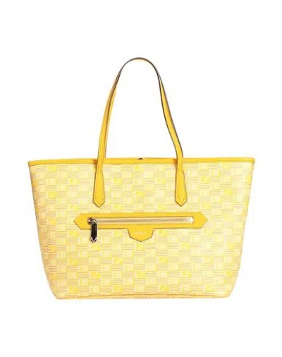 Moreau Paris Monaco Tote Woman Handbag Yellow Size - Textile Fibers