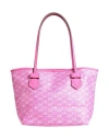 Moreau Paris Saint Tropez Tote Woman Handbag Fuchsia Size - Leather In Pink