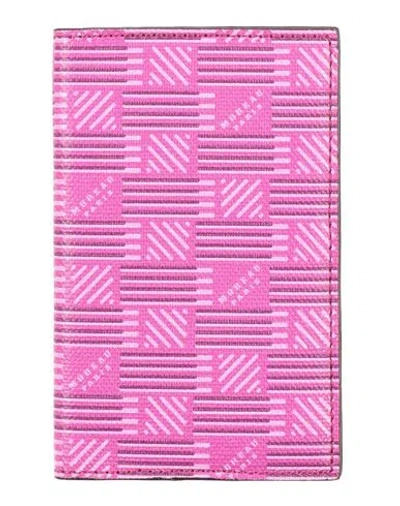Moreau Paris Woman Cardholder Fuchsia Size - Leather In Pink