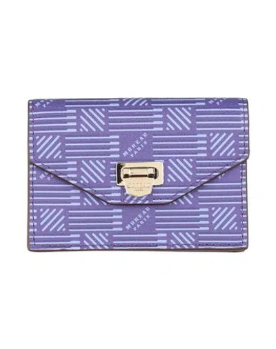 Moreau Paris Woman Cardholder Purple Size - Leather