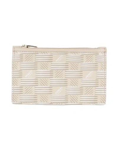 Moreau Paris Woman Coin Purse Beige Size - Textile Fibers In Neutral