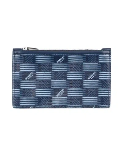 Moreau Paris Woman Coin Purse Navy Size - Textile Fibers In Blue