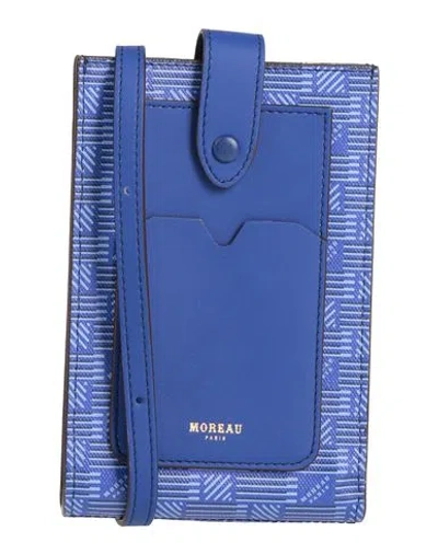 Moreau Paris Woman Cross-body Bag Bright Blue Size - Leather