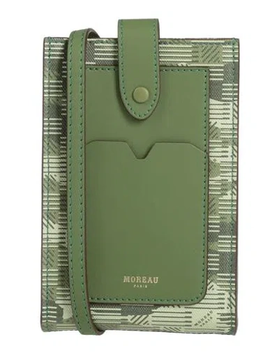 Moreau Paris Woman Cross-body Bag Military Green Size - Leather