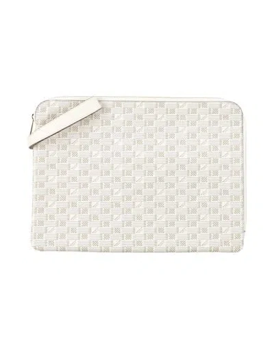Moreau Paris Woman Document Holder Beige Size - Textile Fibers In Sand
