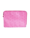 Moreau Paris Woman Document Holder Fuchsia Size - Textile Fibers In Pink