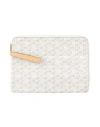 Moreau Paris Woman Document Holder Light Grey Size - Textile Fibers In Gray