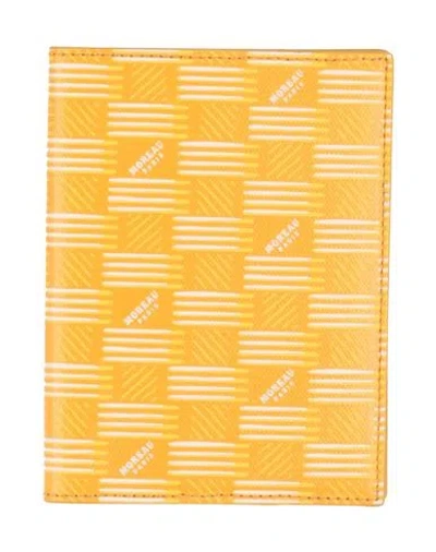 Moreau Paris Woman Document Holder Marigold Size - Textile Fibers In Yellow