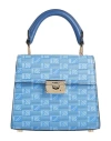 Moreau Paris Woman Handbag Azure Size - Leather In Blue