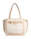 Moreau Paris Woman Handbag Beige Size - Textile Fibers