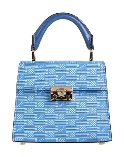 Moreau Paris Woman Handbag Azure Size - Leather In Blue