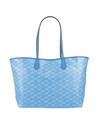 Moreau Paris Woman Handbag Blue Size - Textile Fibers, Calfskin