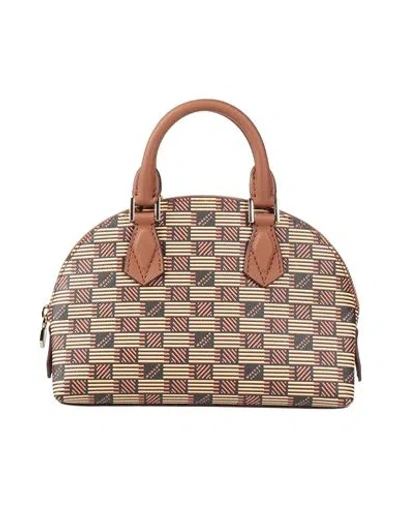 Moreau Paris Woman Handbag Brown Size - Textile Fibers